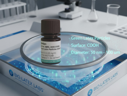 [ABGL-2500-NH2] Green Latex Particles, 25 um-NH2